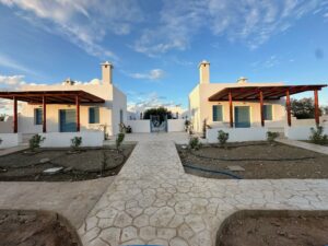 Villas view from the beach