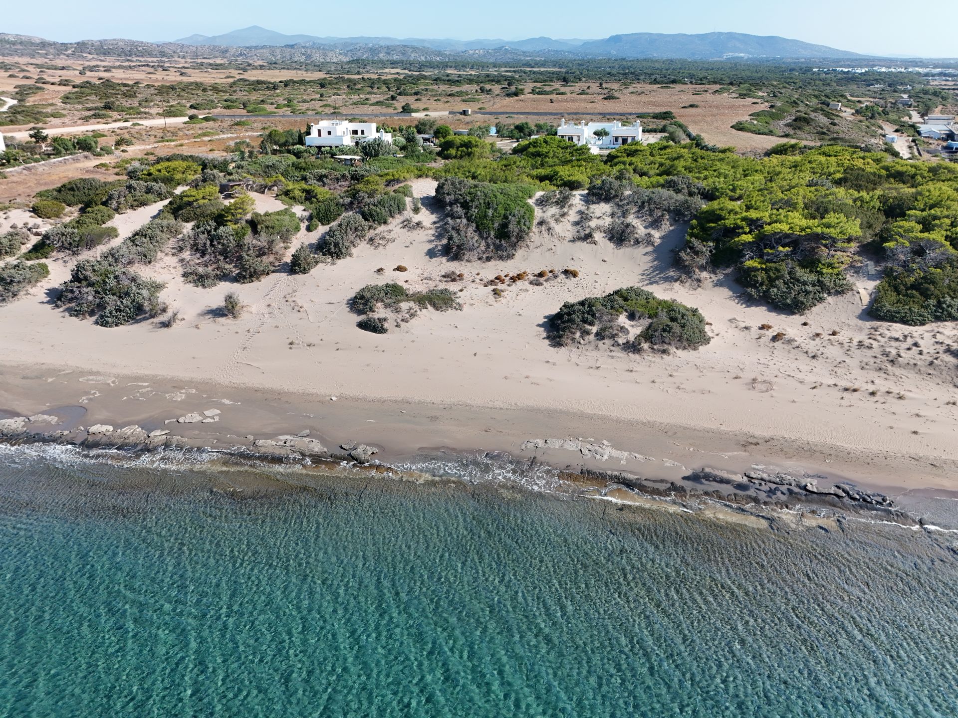 Seaside view of the villas